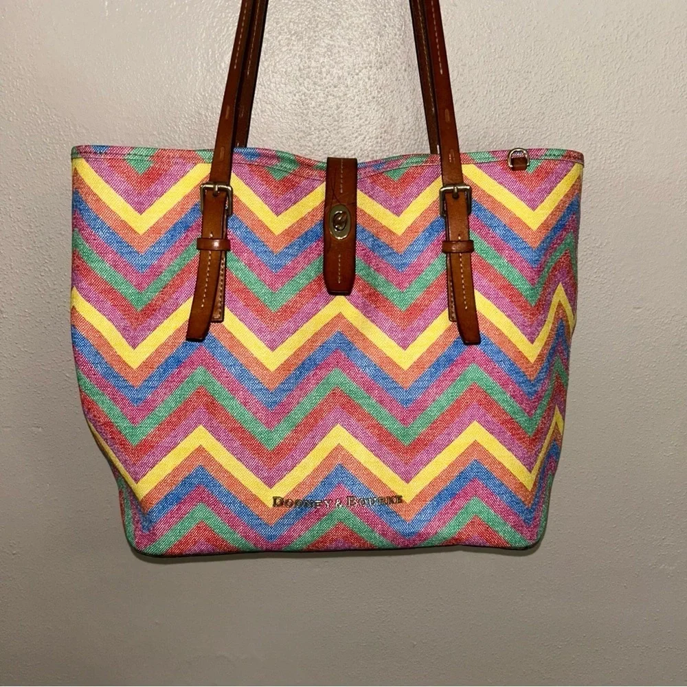 Colorful Chevron Tote Bag